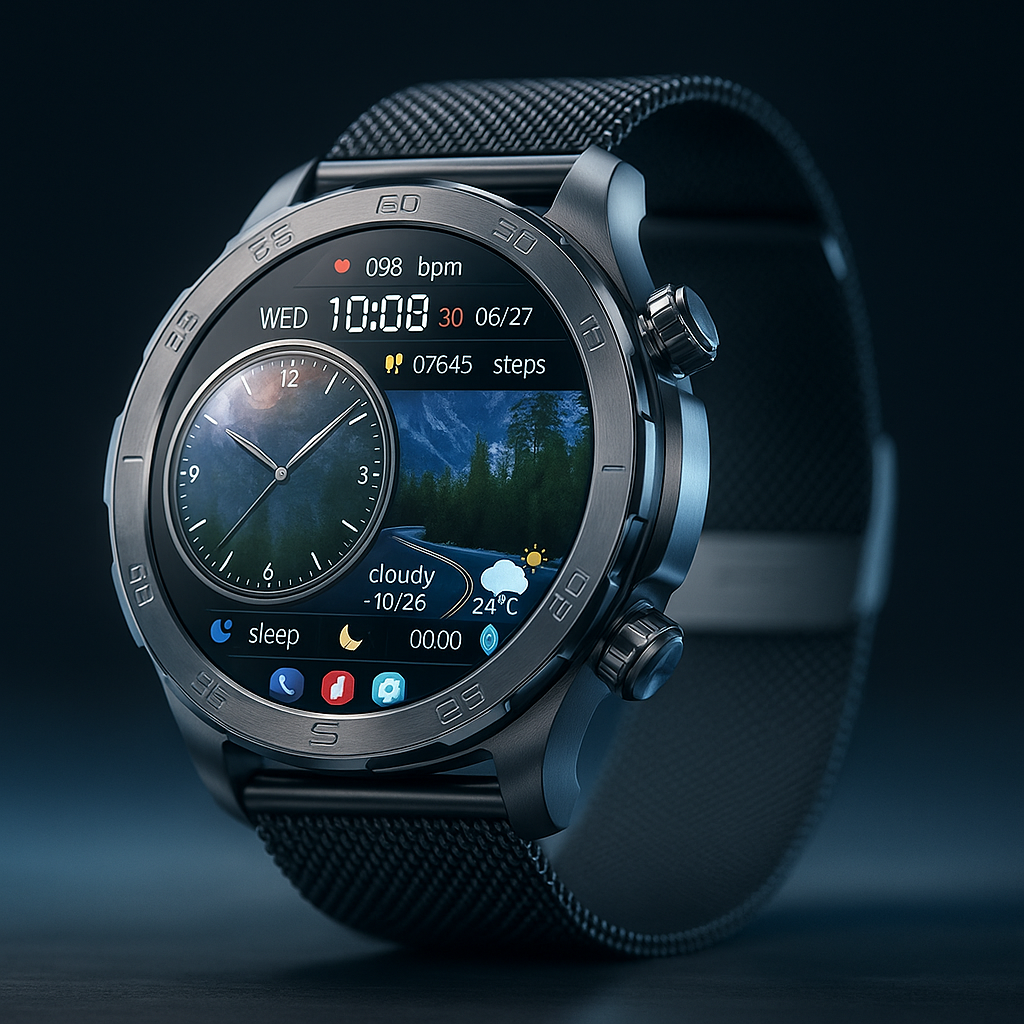 ULTRA SMARTWATCH - EKRAN AMOLED HD, NFC I GPS, APLIKACJA SMART