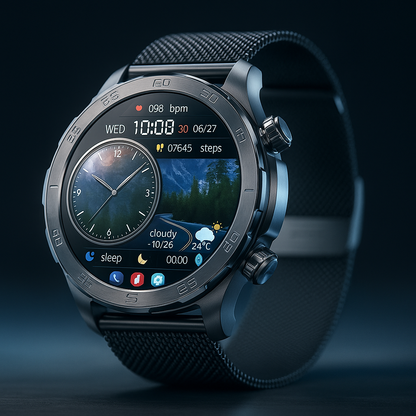 ULTRA SMARTWATCH - EKRAN AMOLED HD, NFC I GPS, APLIKACJA SMART
