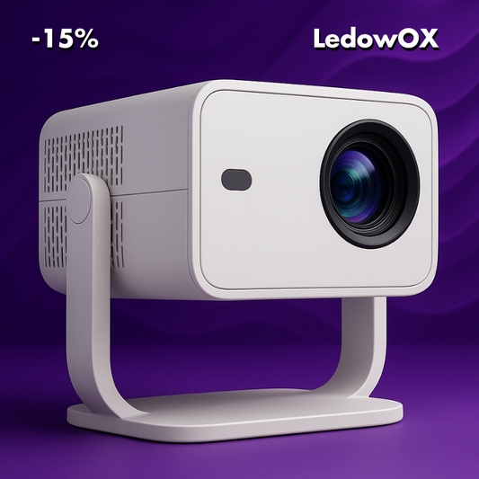 LEDOWOX 16K™ – PROJEKTOR 130" FULL HD | ULTRA-JASNY | WI-FI&BLUETHOOT | KINO W DOMU