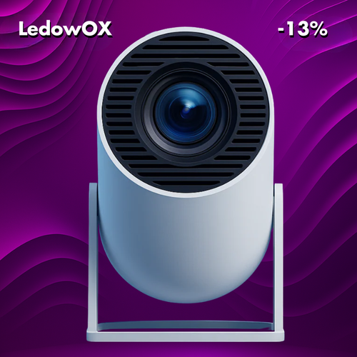 LEDOWOX 4K™ – Smart Projektor z Wi-Fi i Androidem